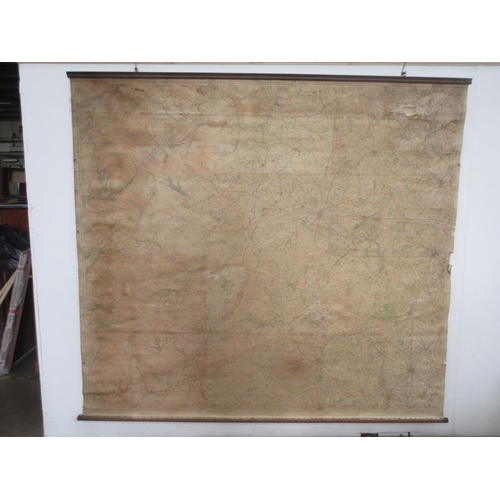 388 - A large Wall Map of Herefordshire, Shropshire and surrounding counties, 7ft W A/F