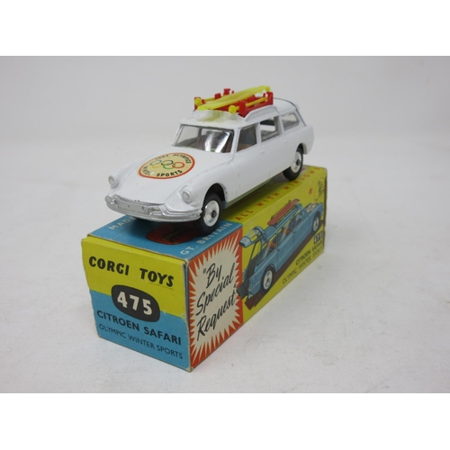 102 - A boxed Corgi Toys No.475 Citreon Safari Olympic Winter Sports