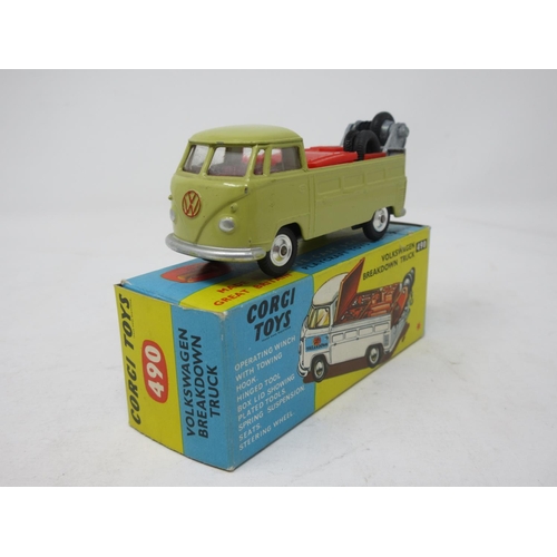 104 - A boxed Corgi Toys No.490 Volkswagen Breakdown Truck