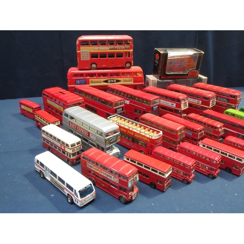 119 - Two boxes of modern diecast Buses