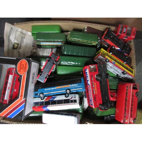 119 - Two boxes of modern diecast Buses