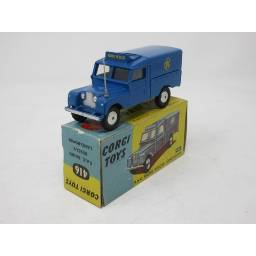 125 - A boxed Corgi Toys No.416 R.A.C. Radio Rescue Land Rover