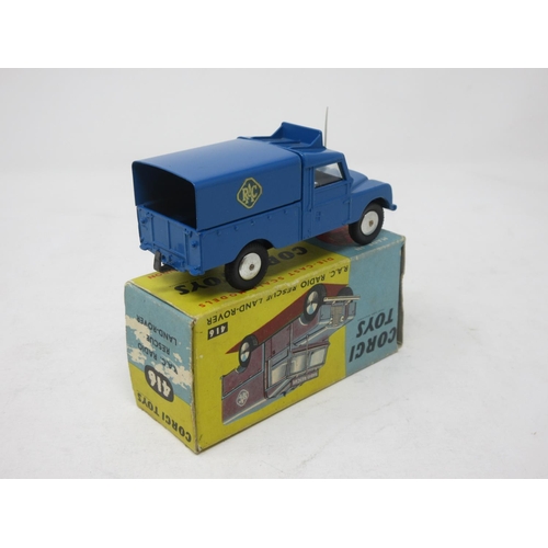 125 - A boxed Corgi Toys No.416 R.A.C. Radio Rescue Land Rover