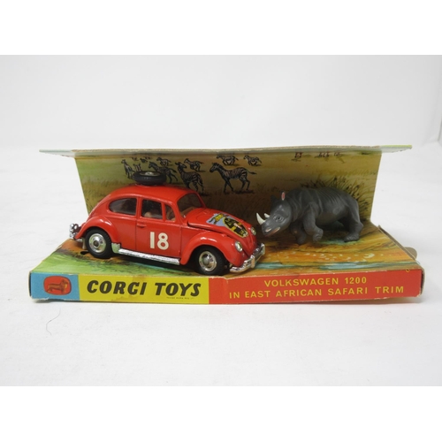 127 - A boxed Corgi Toys No.256 Volkswagen 1200 in East African Safari Trim