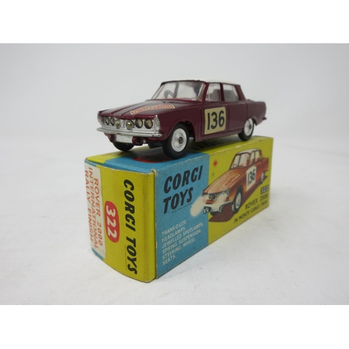 128 - A boxed Corgi Toys No.322 Rover 2000 in Monte-Carlo trim