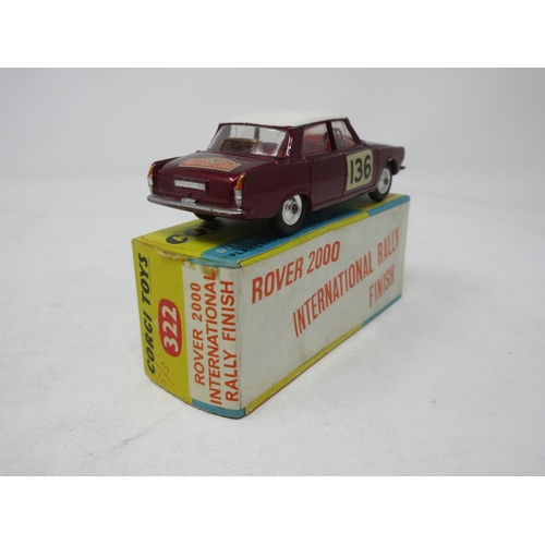 128 - A boxed Corgi Toys No.322 Rover 2000 in Monte-Carlo trim