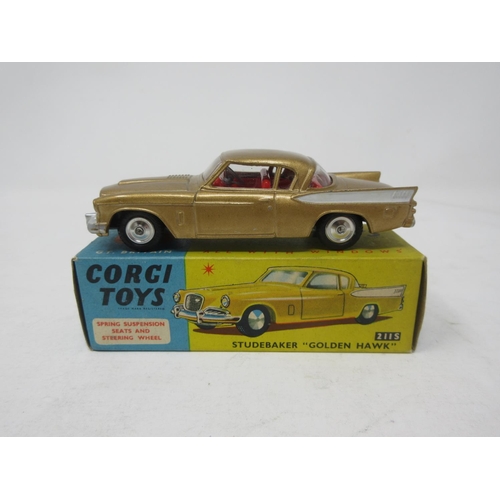 133 - A boxed Corgi Toys No.211S Studebaker Golden Hawk