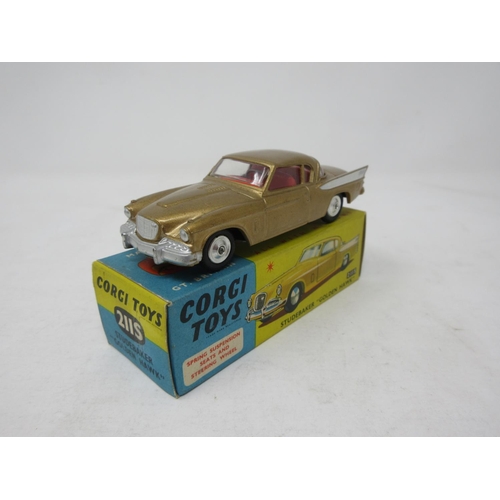 133 - A boxed Corgi Toys No.211S Studebaker Golden Hawk