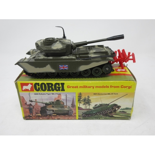 140 - A boxed Corgi Toys No.901 Centurion Tank and a No.906 Saladin Armoured Car