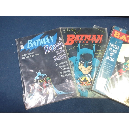 156 - Four DC Batman Comics including 'Year Two' and 'The Cult'