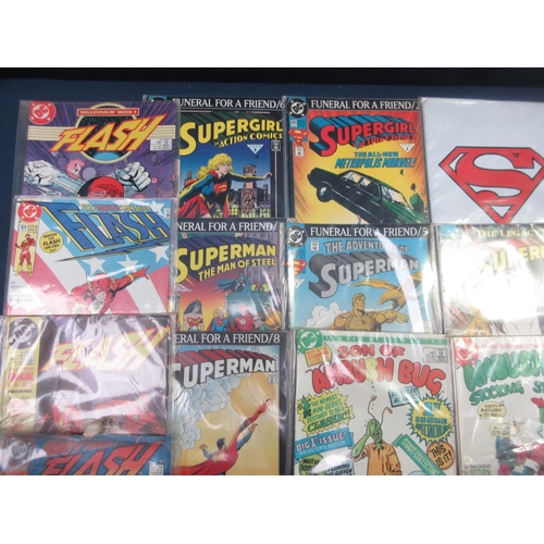 158 - Thirty Superman, Supergirl, Ambush Bug and Flash Comics