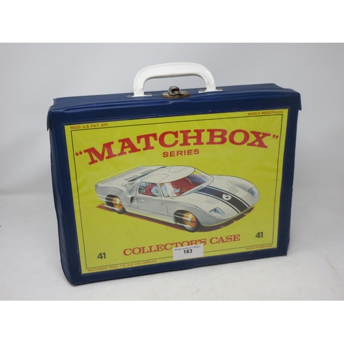 183 - A Matchbox No.41 Collector's Case without models