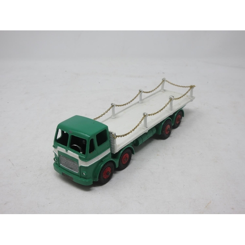 189 - An unboxed restored Dinky Toys green and white Leyland Octopus with chain sides