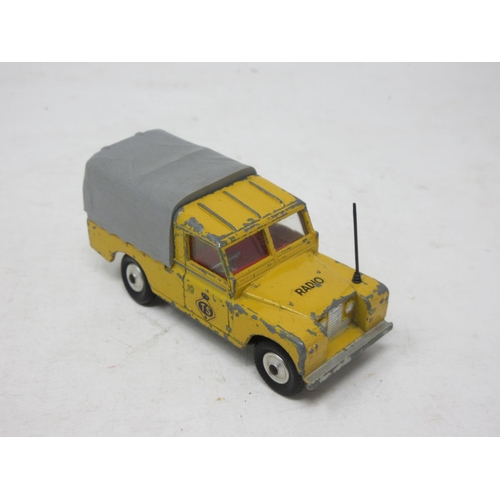 190 - A rare unboxed Corgi Toys No416S Belgian issue TS Land Rover Radio Vehicle