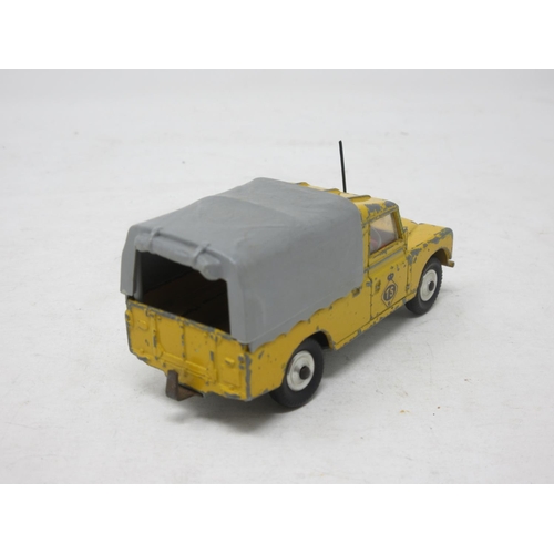 190 - A rare unboxed Corgi Toys No416S Belgian issue TS Land Rover Radio Vehicle