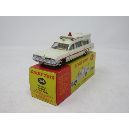 193 - A boxed Dinky Toys No.263 Superior Criterion Ambulance