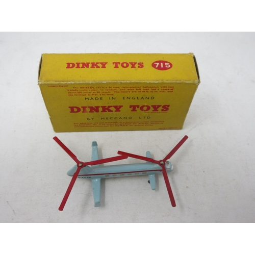 194 - A boxed Dinky Toys No.715 Bristol 173 Helicopter