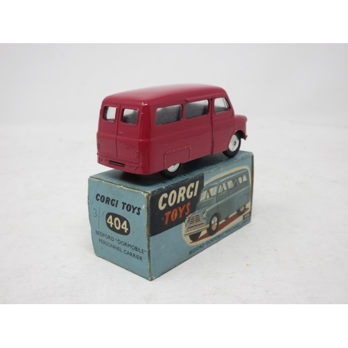 201 - A boxed Corgi Toys No.404 pink Bedford Dormobile