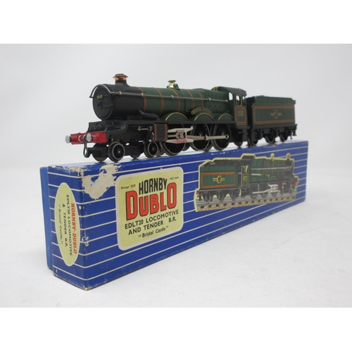 24 - A boxed Horby Dublo EDLT20 3-rail 'Bristol Castle' Locomotive with instructions