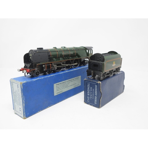 26 - A boxed Hornby Dublo 3-rail EDL12 gloss finish 'Duchess of Montrose' with factory repair inserts