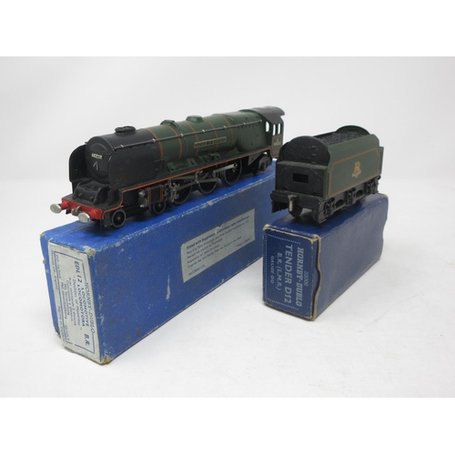 27 - A boxed Hornby Dublo 3-rail EDL12 matt finish 'Duchess of Montrose' with factory repair inserts