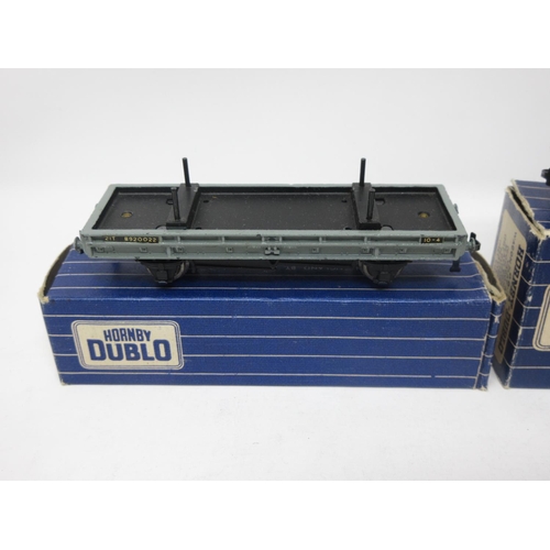 30 - Ten boxed Hornby Dublo 3-rail Wagons including B.R. Fish Van, B.R. Open Wagon, 'Royal Daylight' Tank... 