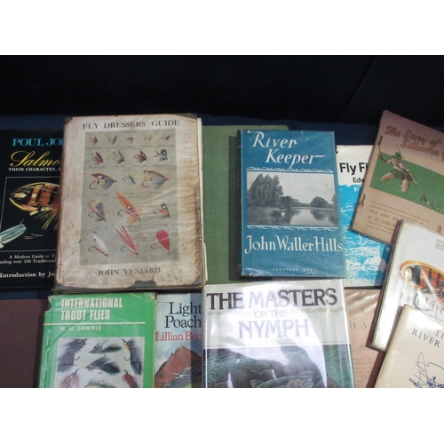 303 - A box of Fly Fishing Volumes including JORGENEN, P, 'Salmon Flies, their Charcter, Style and Dressin... 