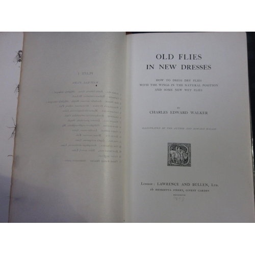 306 - WALKER, CHARLES EDWARD; 'Old Flies in New Dress', 1st Edition 1898, a quantity of handwritten notes ... 