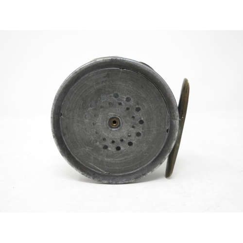 325 - A Hardy 'Perfect' 3 5/8in Fly Reel with ivory handle, c.1900