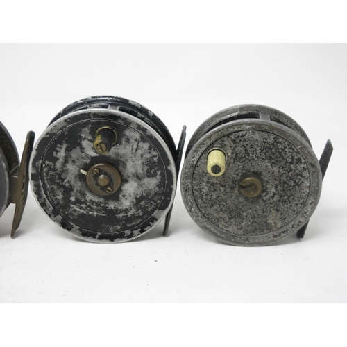 333 - A Walker Bampton & Co. Fly Reel and four other Fly Reels