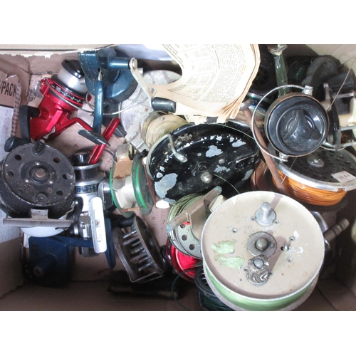 337 - A quantity of assorted Reels including 'The Ambidex' Casting Reel, Hardy 'The Viscount' 130 Mk1, Mor... 