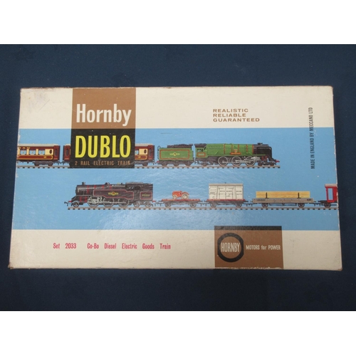 38 - A boxed Hornby Dublo 2-rail 2033 Co-Bo Diesel electric Goods Set