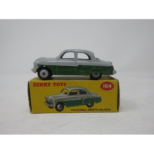 61 - A boxed Dinky Toys No.164 green and grey Vauxhall Cresta Saloon