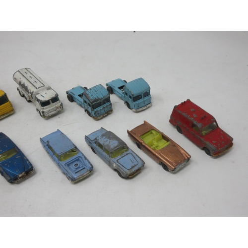 70 - A box of playworn Husky diecast Vehicles and two Ramsey's British Diecast Books