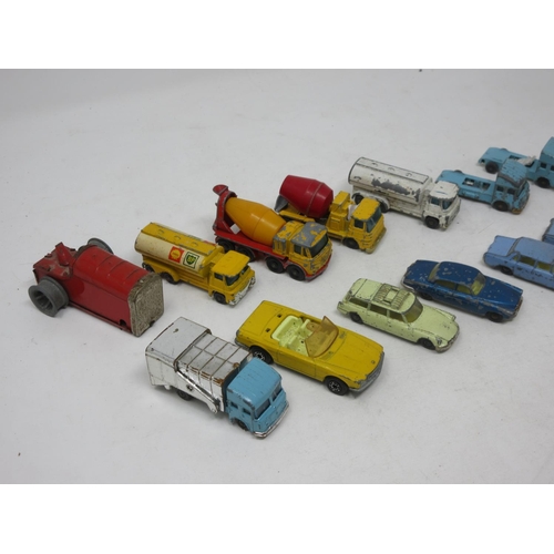 70 - A box of playworn Husky diecast Vehicles and two Ramsey's British Diecast Books