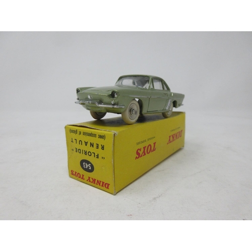 71 - A boxed French Dinky Toys No.543 metallic green Renault Floride