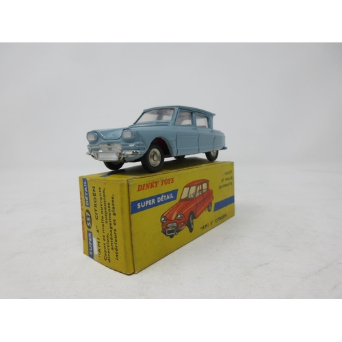 72 - A boxed French Dinky Toys No.557 pale blue Citreon Ami 6