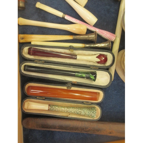 145 - A large collection of Cigarette Holders many from 1930's