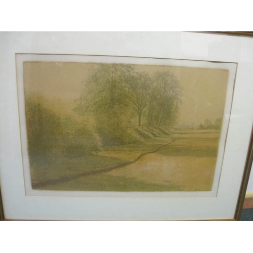 348 - MICHAEL CARLO. 'Across the Fields', limited edition, colour print, pencil signed and numbered 163/20... 