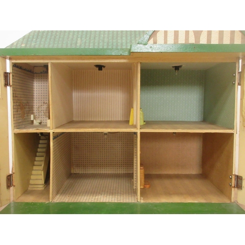 472 - A Dolls House and a box of doll's house Furniture