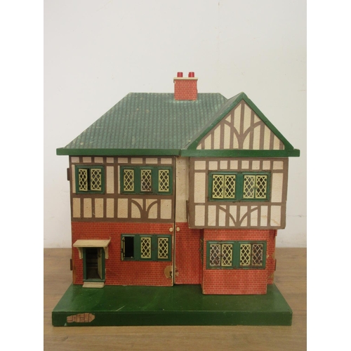 472 - A Dolls House and a box of doll's house Furniture