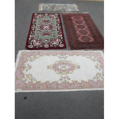 665 - Four assorted small Rugs 6ft x 3ft 4in approx