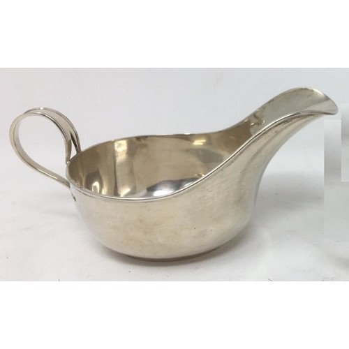 256 - A silver Sauce Boat, Sheffield 1922, 220 gms.