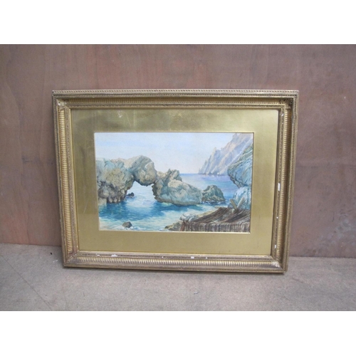 268 - W.B. View on a pathway, signed with initials and dated 93, further inscribed '19 Aug Lee', watercolo... 