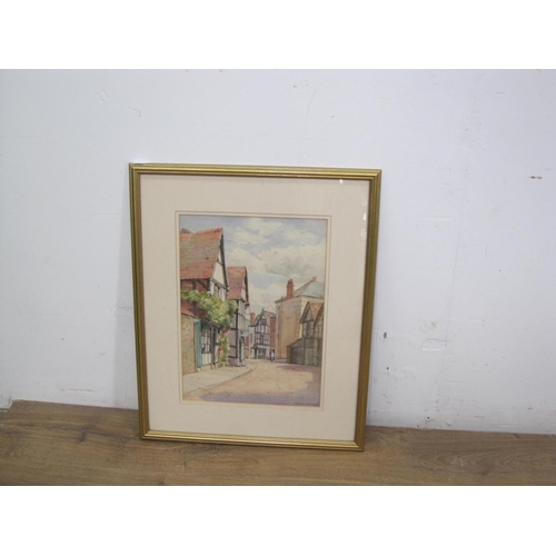 279 - A.E. HAYES. Bromyard, Herefordshire, signed and dated 1930, watercolour, 14 1/2 x 10 1/2in.