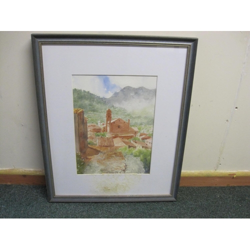 304 - RICHARD OLSEN. Ludlow Racecourse, signed and dated 2012, watercolour, 13 x 20in; two watercolours by... 