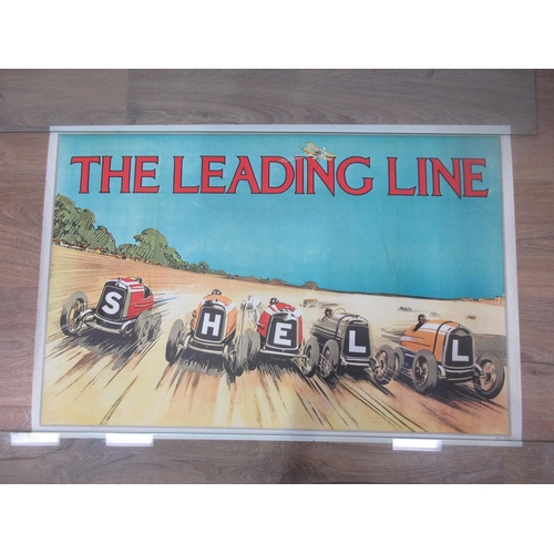 376 - A collection of unframed reproduction Motor Racing Posters , sizes c. 20 x 29 1/2 in (qty)