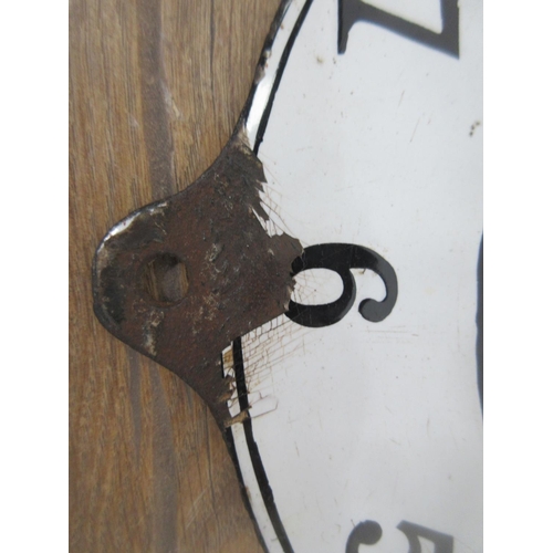 442 - A circular enamel Dial, 