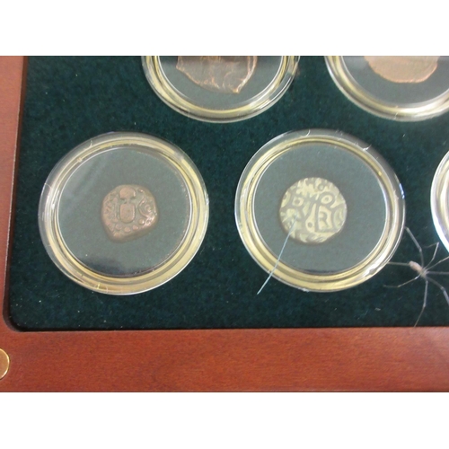 211 - Royal Mint Ancient Silk Road Coin Collection.in a fitted wooden case, consisting of 20 coins of vari... 