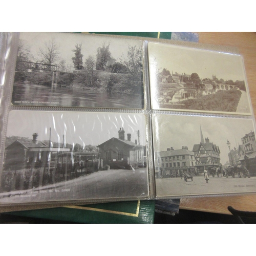 319 - A collection of Postcards, loose and in album to include a selection of local interest (Hereford, Le... 